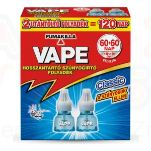 VAPE Classic szúnyogírtó folyadék utántöltő elektromos készülékhez 2x30 ml